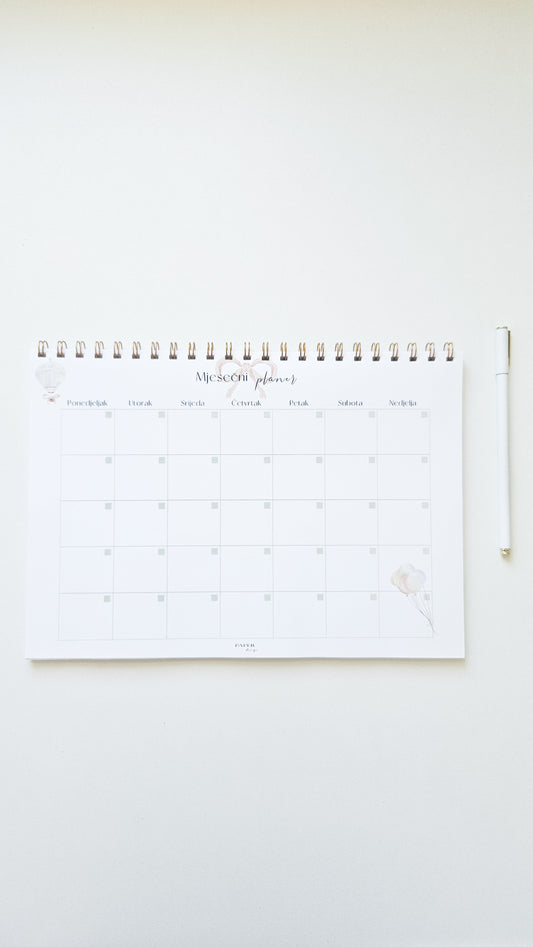 Mjesečni planer